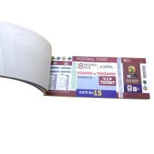 Good Quality UV with Custom Logo Anti-Counterfeiting Coupon Book Printing